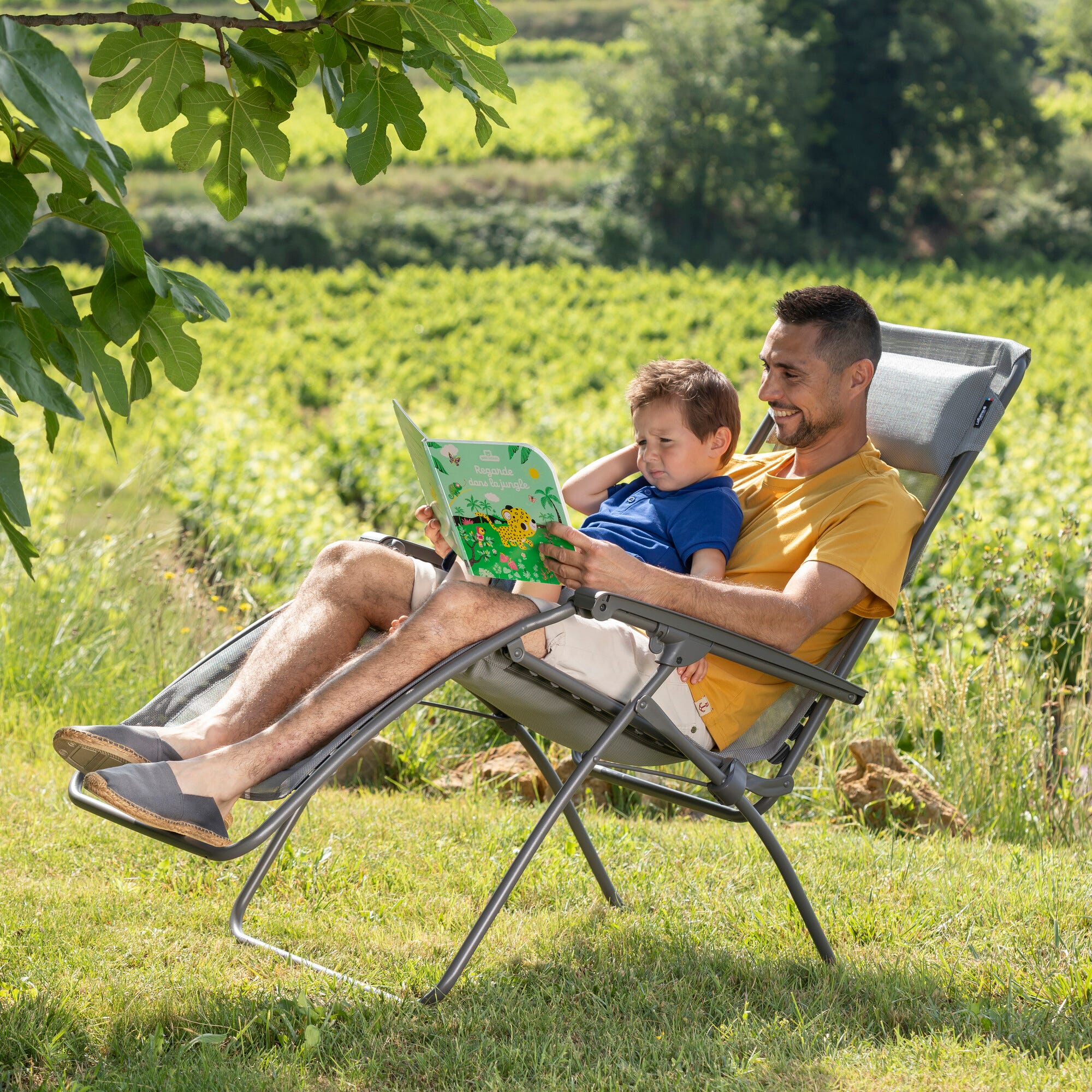 Poltrona Relax gravità zero - RClip - Batyline® Iso - Grigio Terre