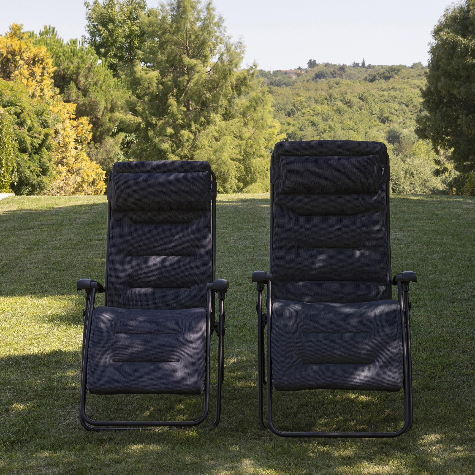 Poltrona Relax imbottita gravità zero - Rsx Clip - AirComfort® - Nero Acier