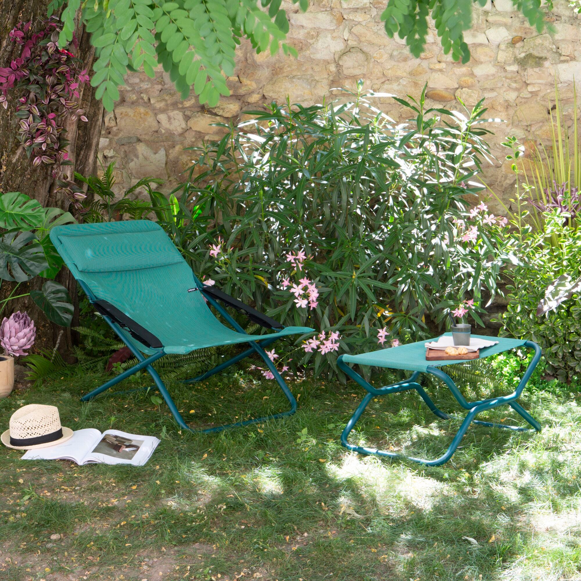 Poggiapiedi pieghevole/Sgabello - Next - Batyline® Duo - Verde Farou