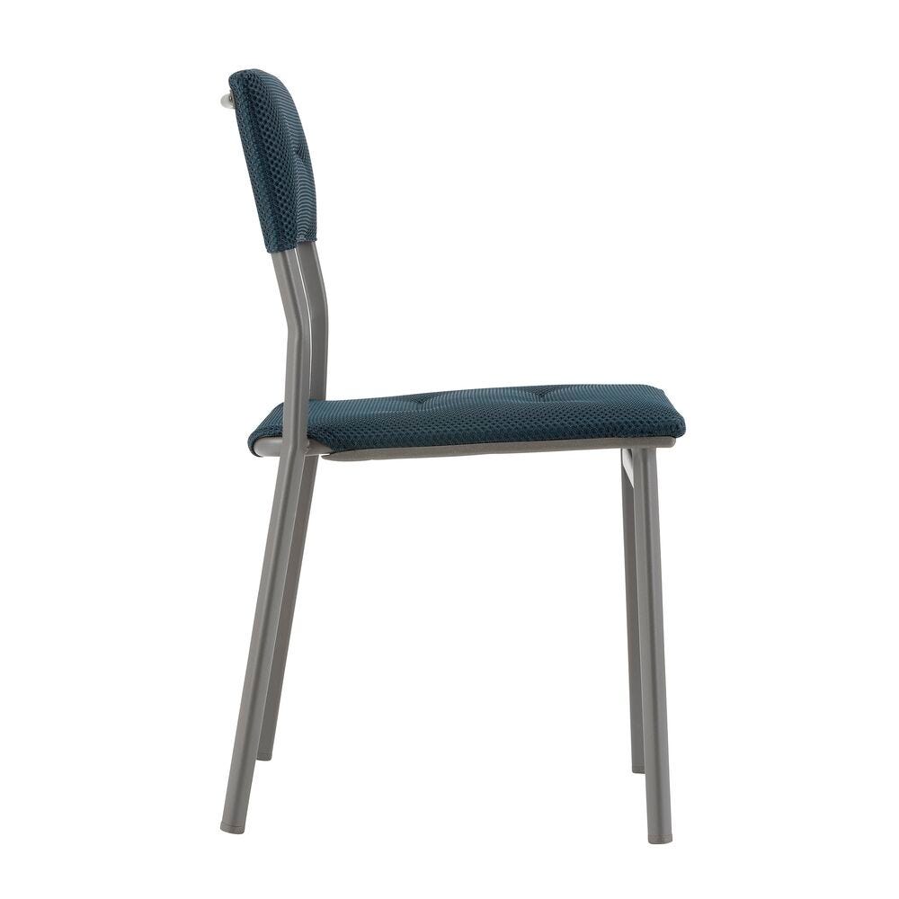 Sedia da giardino imbottita - Oron - BeComfort® - Blu Bleu Encre