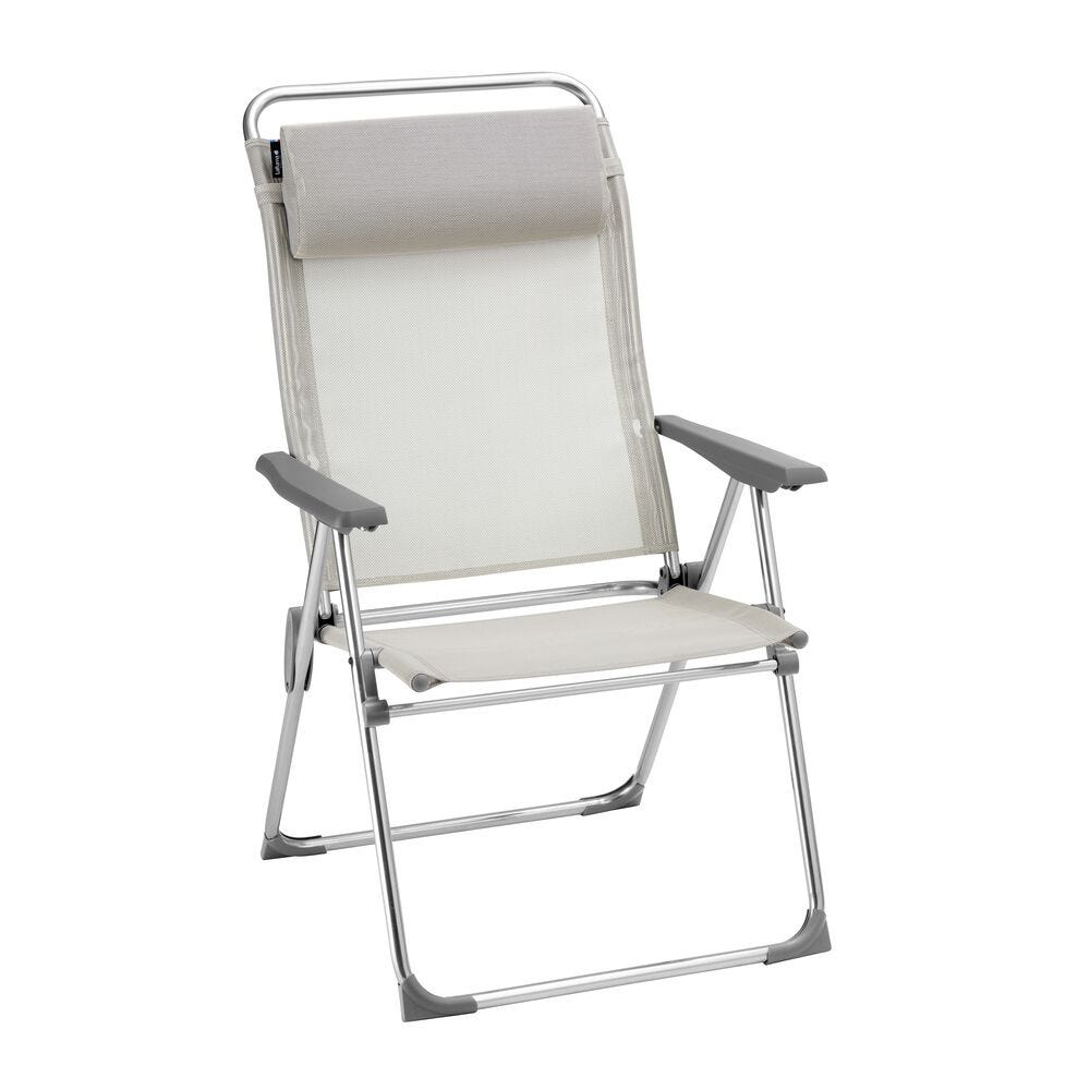 Poltrona pieghevole multi-posizione XL - Alu Cham XL - Batyline® Iso - Beige Seigle