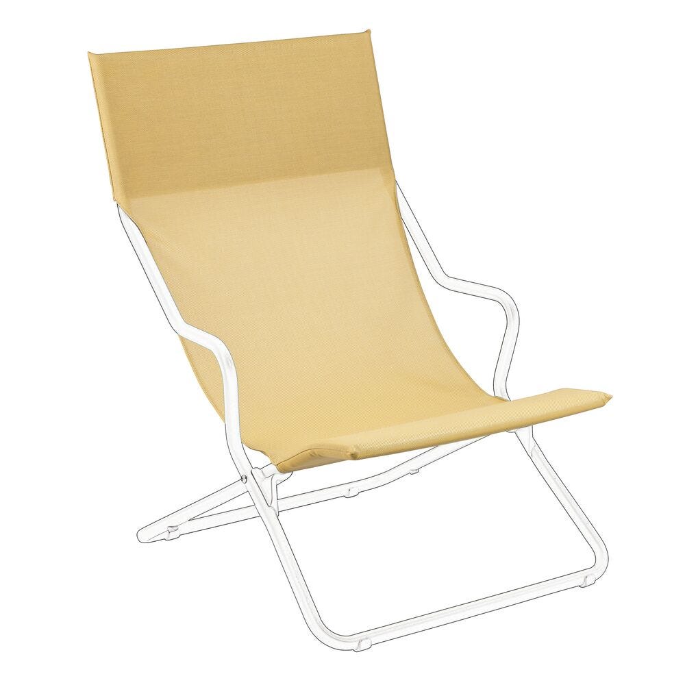 Tela di ricambio Lounger - Horizon - Batyline® Duo - Giallo Safran